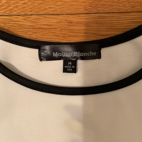 White and black color block dress size Medium - Picture 3 of 3